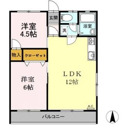 アネックスタカハシの物件間取画像